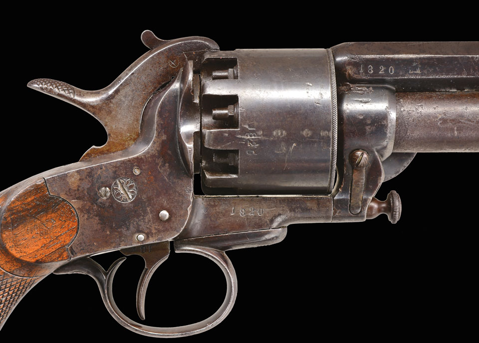 VERY FINE CONFEDERATE LEMAT GRAPESHOT REVOLVER. | Poulin's Antiques and ...