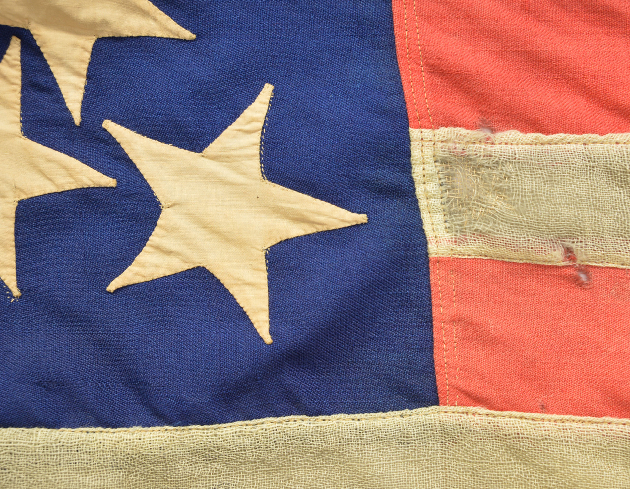 exceptionally-fine-antebellum-to-civil-war-13-star-american-flag-with-handstitched-stars