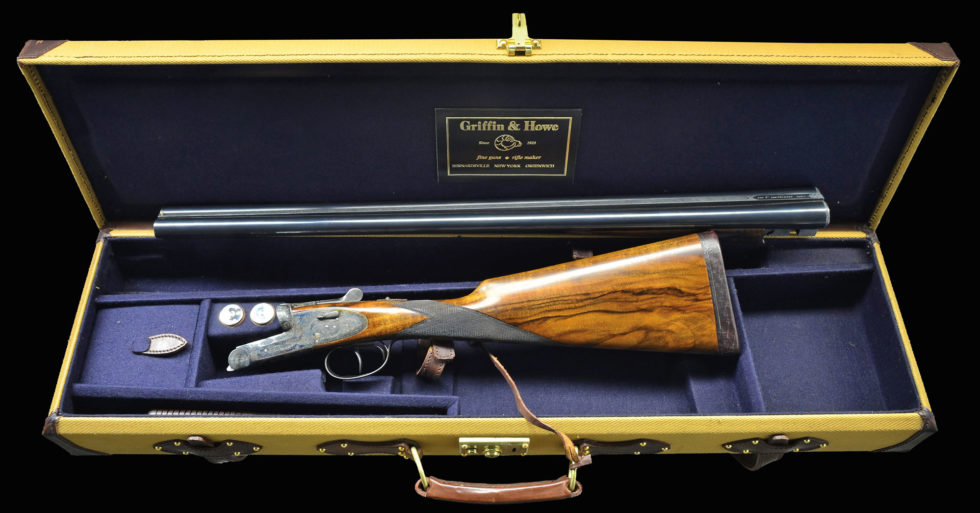 FINE GRIFFIN & HOWE 2″ 12 BORE RND. BODIED SIDELOCK EJECTOR DBL ...